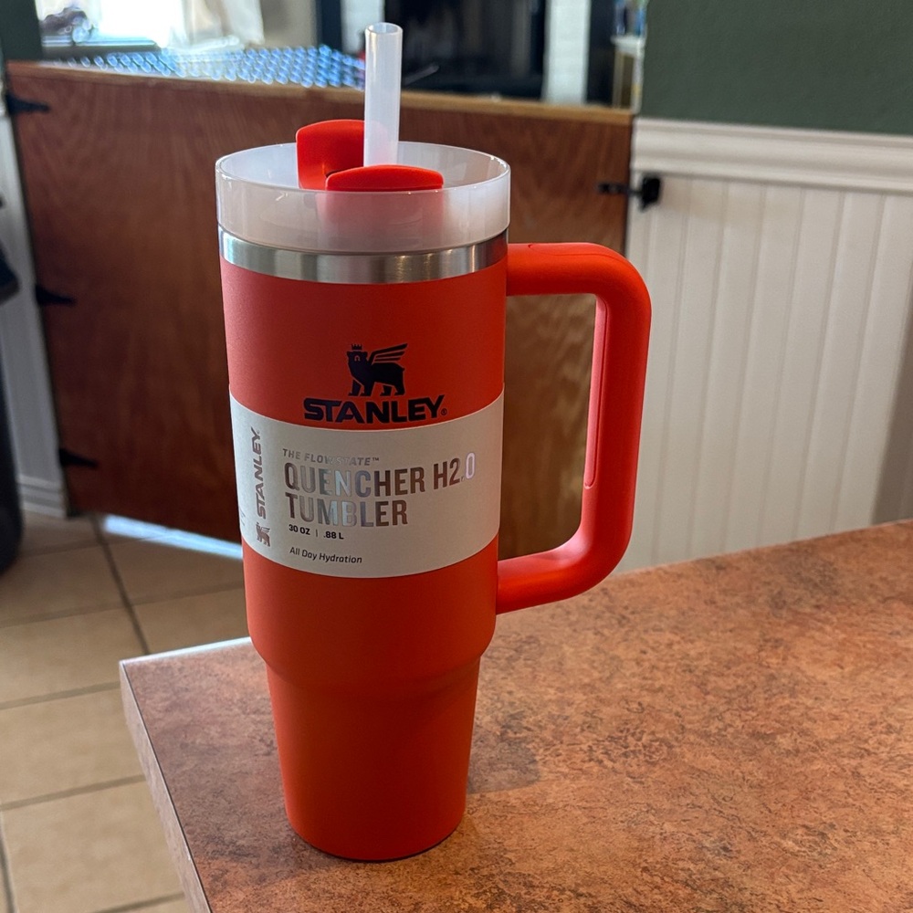 Stanley Orange Quencher Tumbler